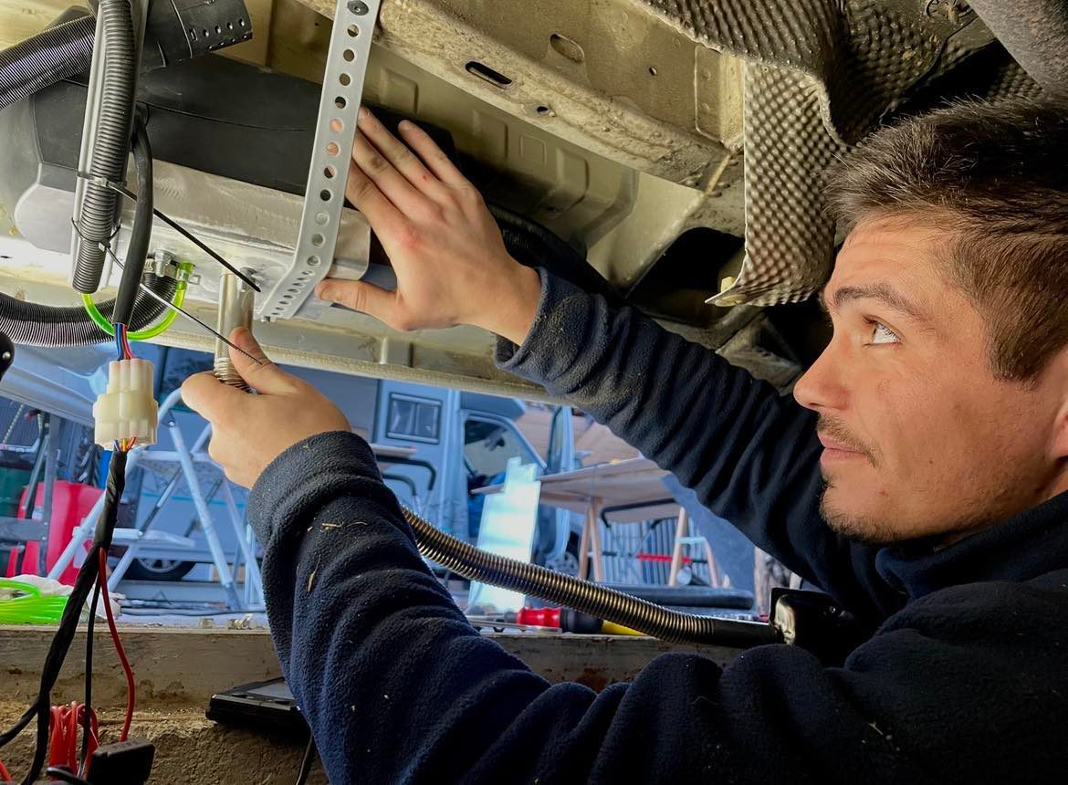 Installation chauffage sur van aménagé